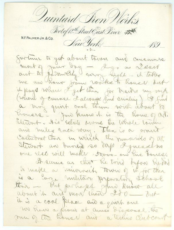 Atherton Loring letter to John Glidden 2