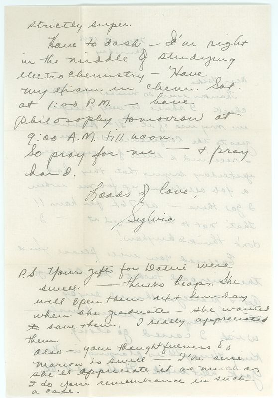 Sylvia Nielsen letter page 2