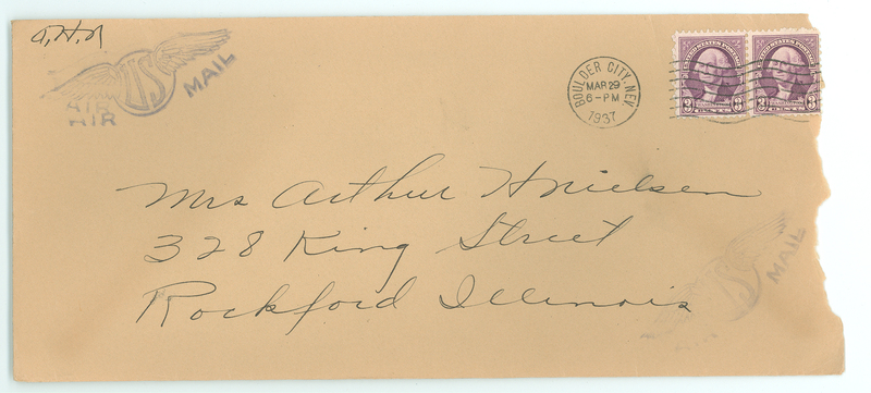 Arthur Nielsen letter envelope