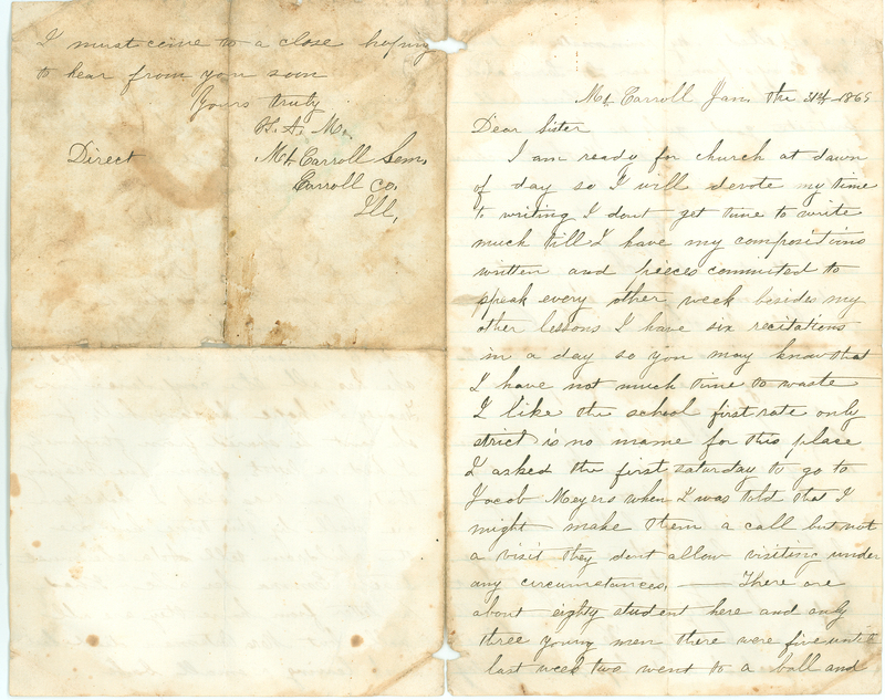 student letter page 1