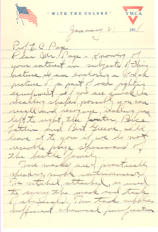 G.W. Patrick to Edward Page 1