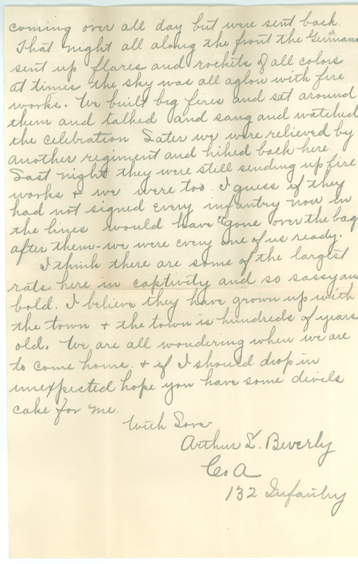 Arthur S. Beverly to Edward Page 3