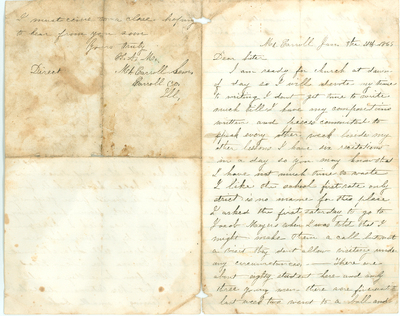 student letter page 1