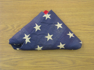 Flag used to drape Gordon John Read's casket